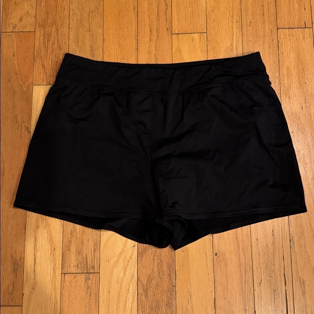 Land’s End | women’s swim shorts | size 14 | black | board shorts